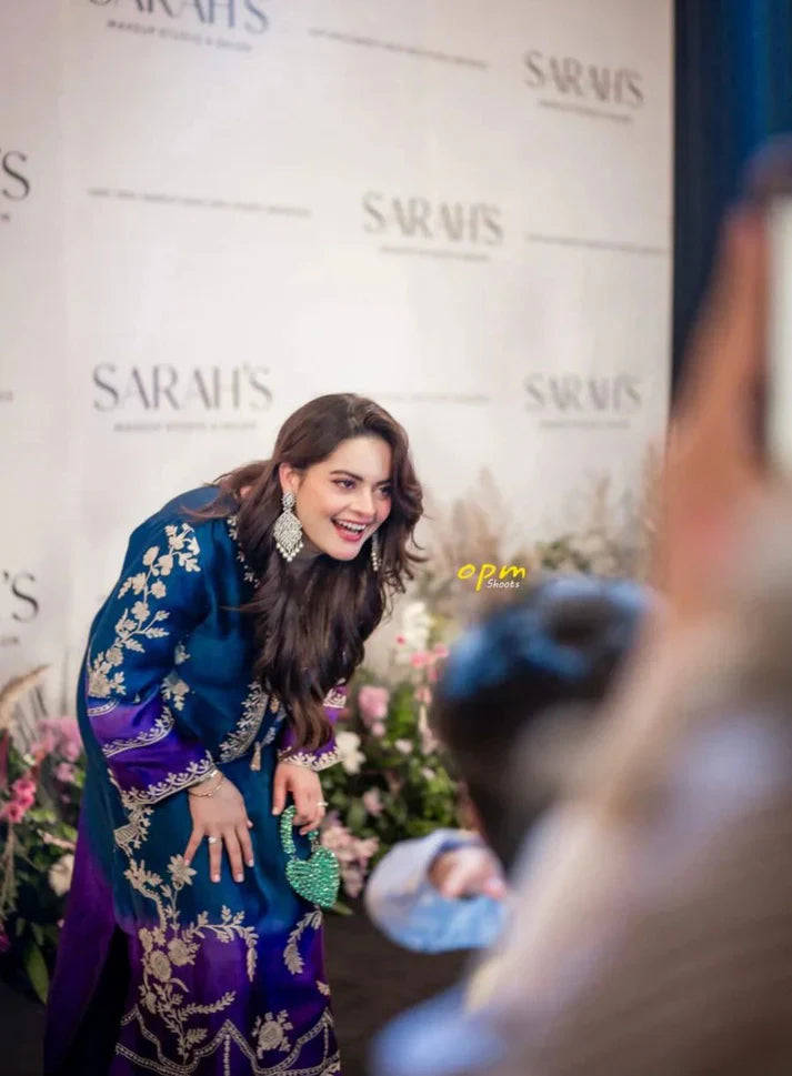 Minal Khan Most Viral 2 Pcs Suit (Perfectly Stitched - Free Delivery)